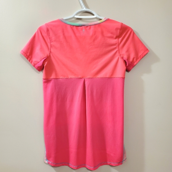 Ivivva girls lululemon top - Pink and multicolor striped - Size 14 - Picture 4 of 5